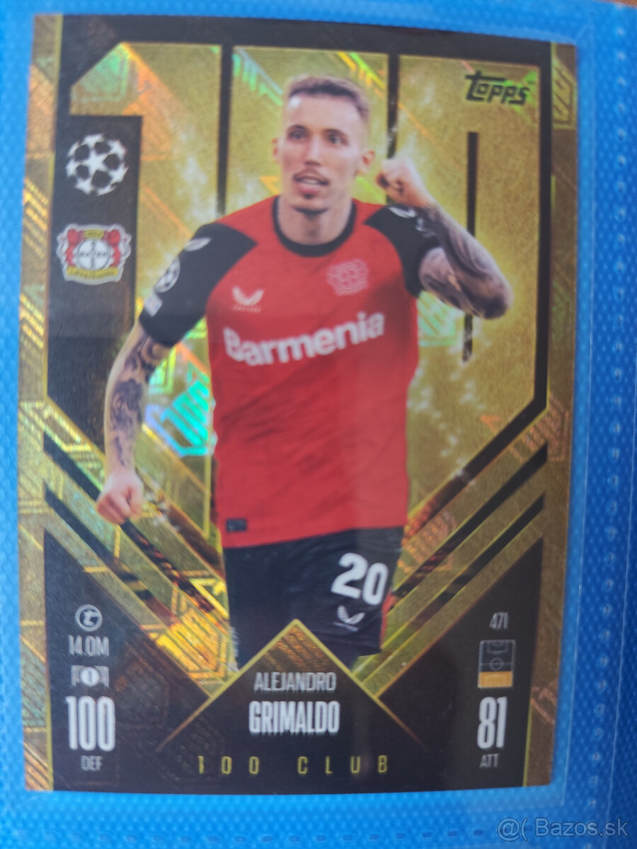 Futbalové kartičky Match Attax 2024/25 - 100 Club - 8