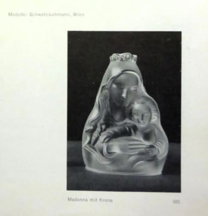 Madona s korunkou - sklo - 8