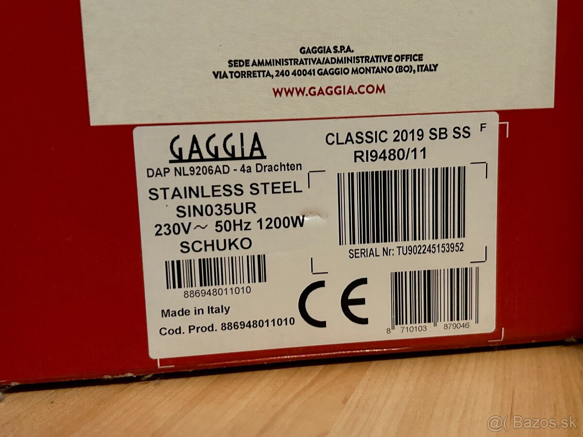 Gaggia Classic + príslušenstvo - 8