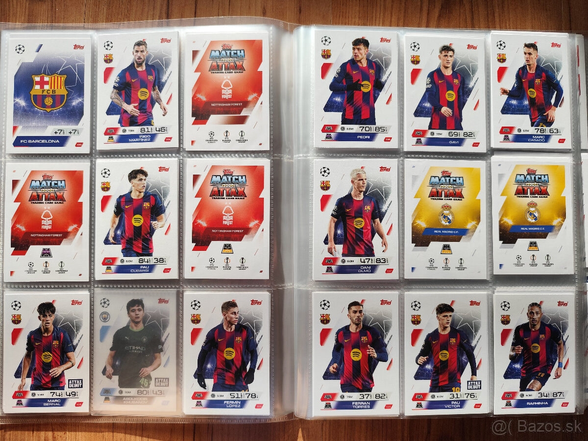 Futbalové kartičky Match Attax 2025/26 ... obyčajné - 8