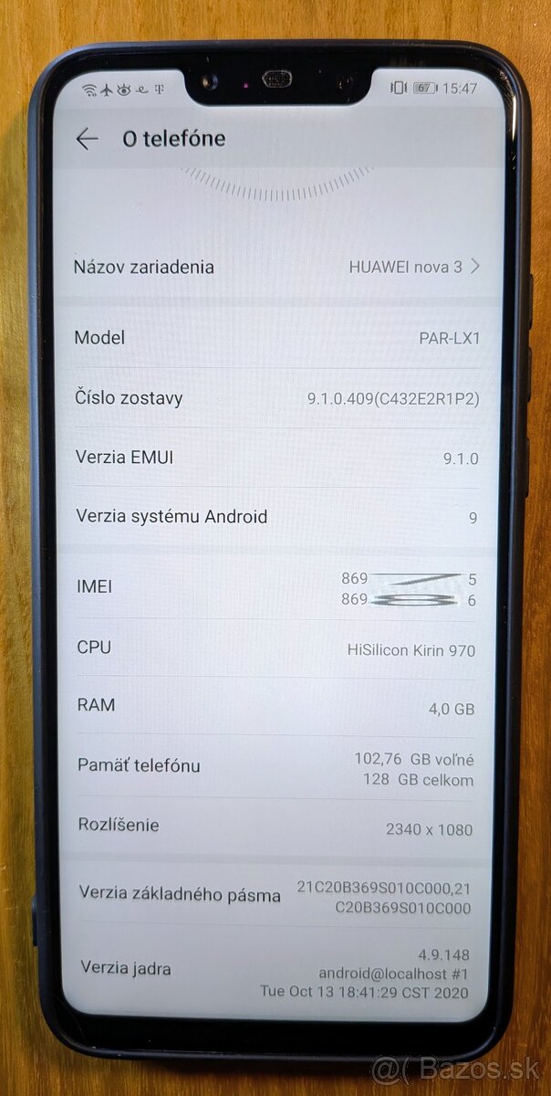 Huawei Nova3, 4GB/128GB - 8