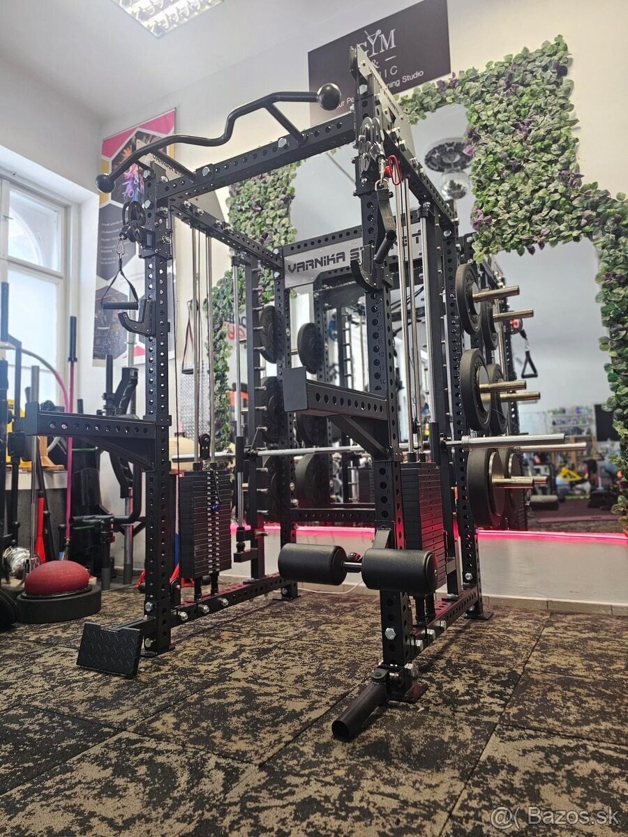 HALF RACK, protismerné kladky, multipress - 8