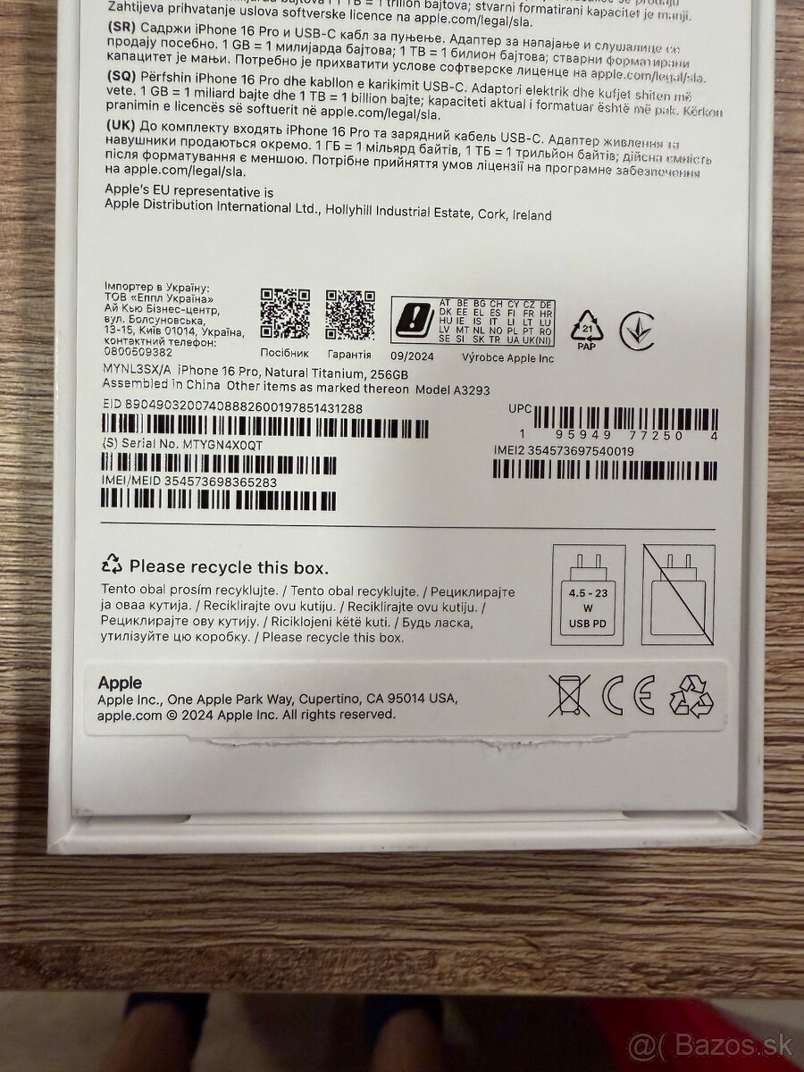 iPhone 16 PRO 256GB Titan - 8