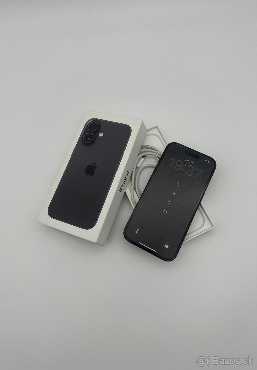iPhone 16 128GB Black + ZÁRUKA - 8