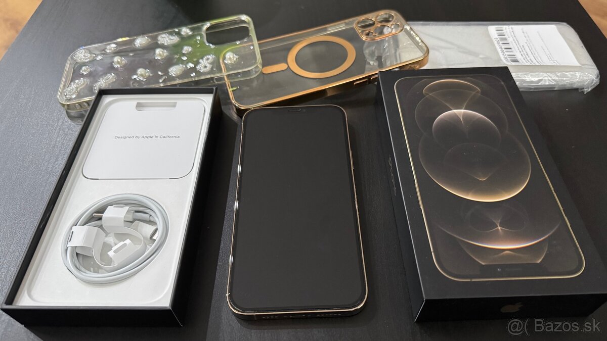 iPhone 12 Pro Max 128 GB – zlatý, TOP stav - 8