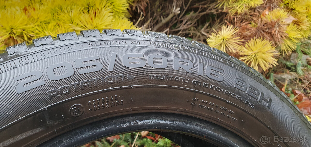NOKIAN, ZIMNE, CELOROCNE, 205/60 R16, 92H, M+S - 8