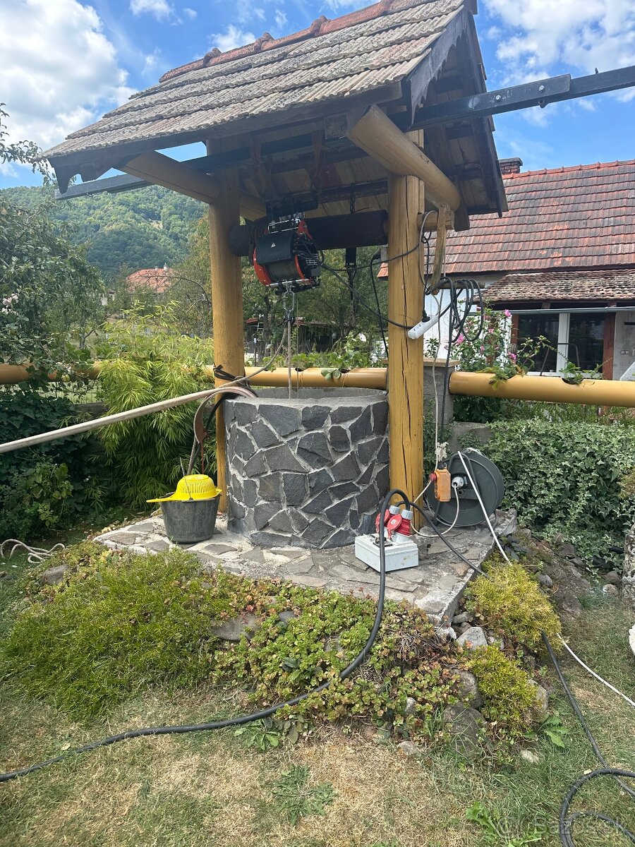 Čistenie studní, osádzanie skruží, napojenie studne - 8