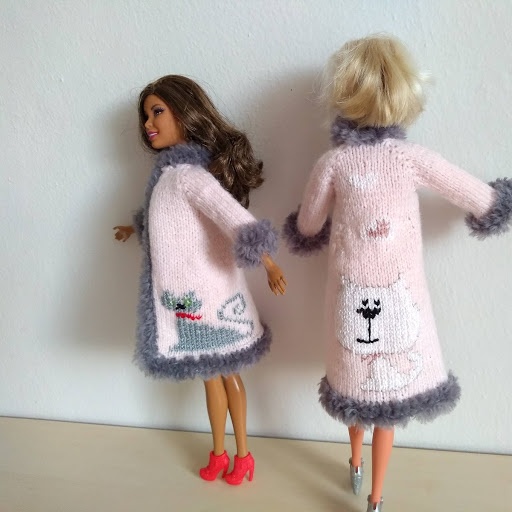 Čivava na roláku pre bábiky barbie šaty sukne oblečenie - 8