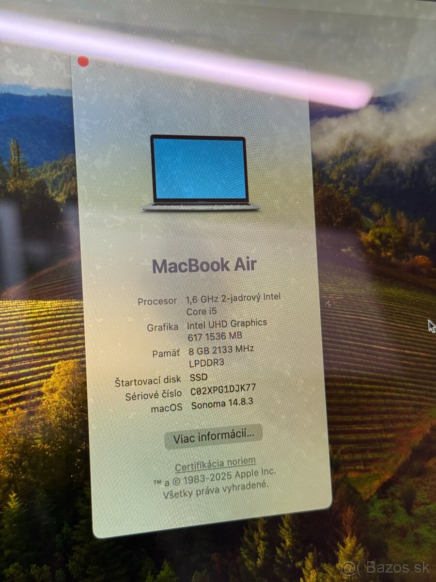 Apple Macbook Air 13,3" 2019 i5/8GB/128GB - 8