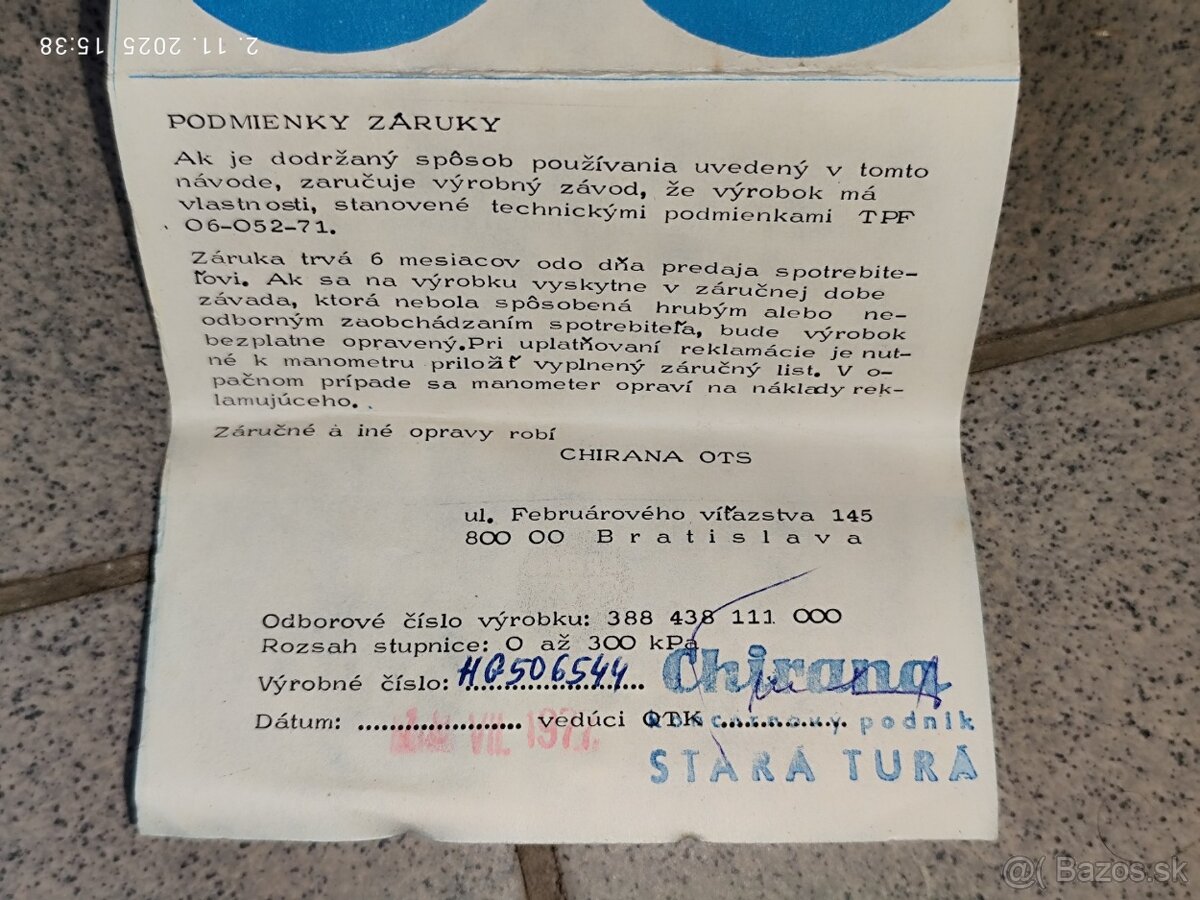 Predám tieto retro pneumerače - 8