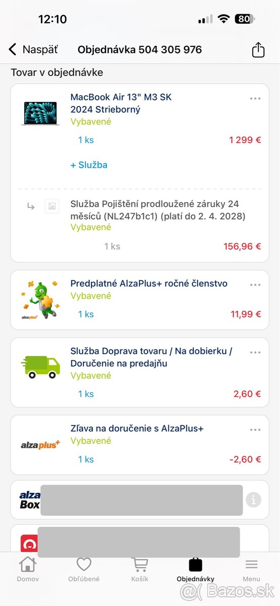 Predám MacBook Air M3 v Záruke do 2028 - 8