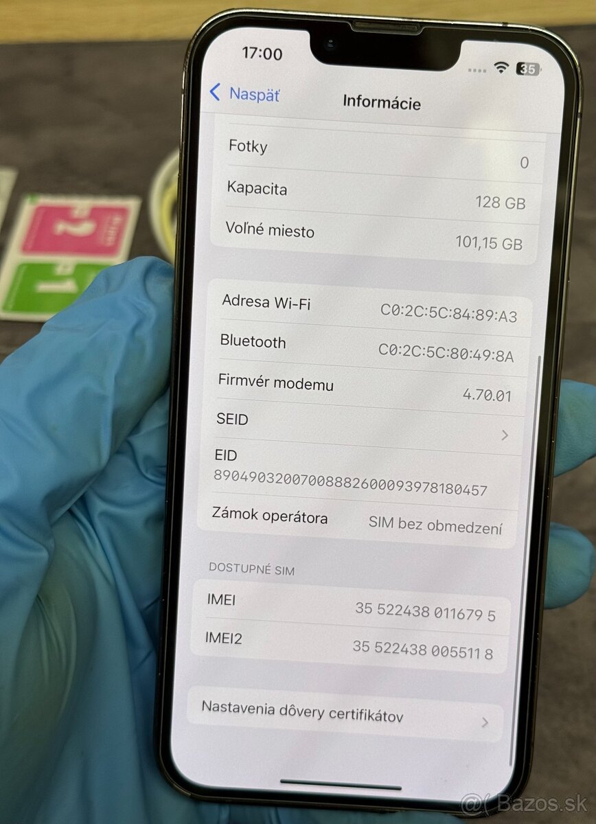 Apple iPhone 13 Pro 128 GB Graphite / nová Apple batéria - 8