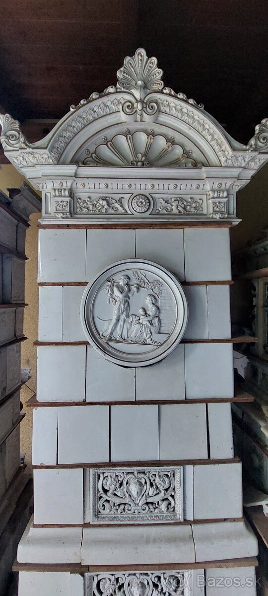 Kachlova pec starožitná - 8