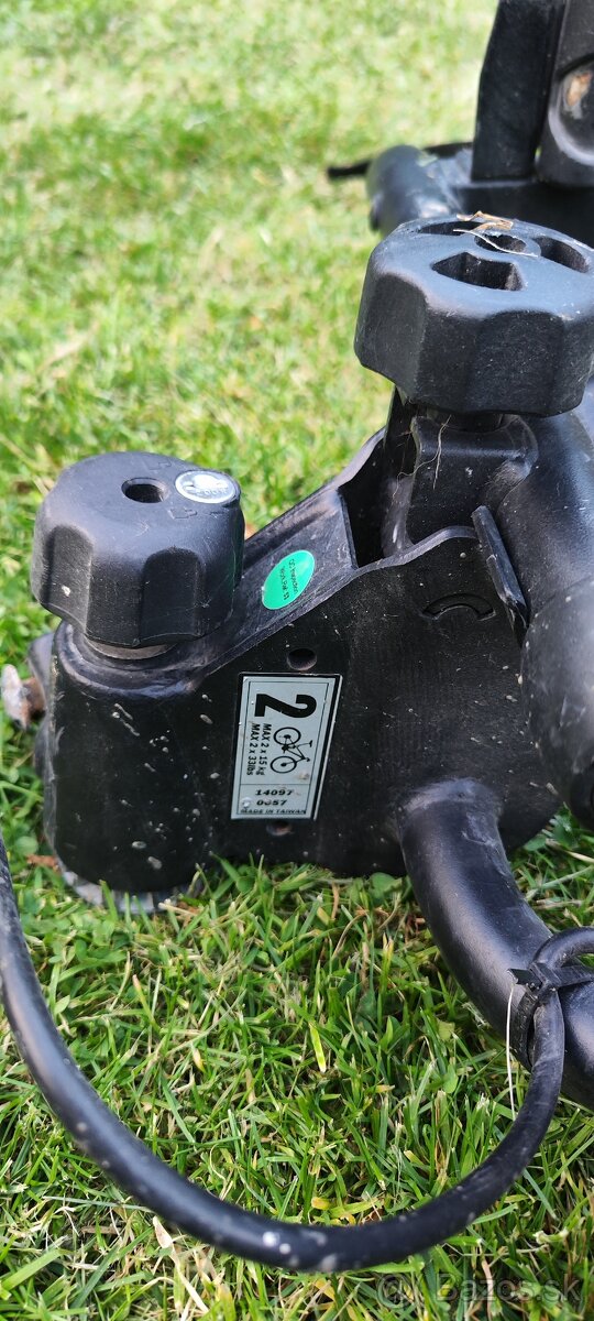 Nosič 2 bicyklov na ťažné buzz rack - 8
