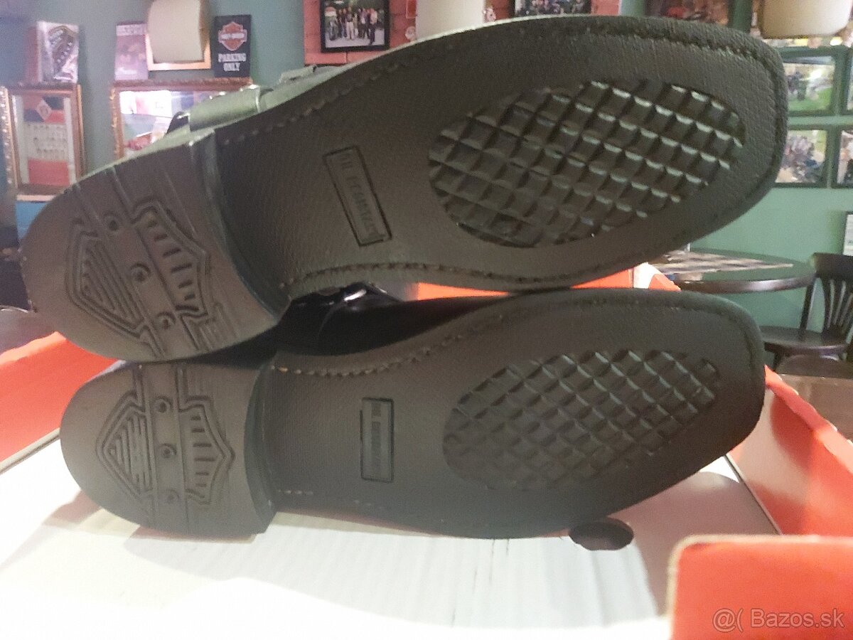 Čižmy Harley Davidson č.46, vysoké,koženné - 8