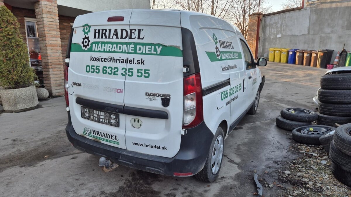 Dacia Dokker 1,5DCI 66kw kód motora: K9K E6 - 8