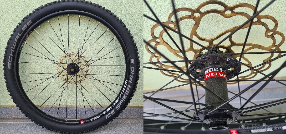 kolesa cestne shimano + mtb 27,5" novatec + naboje _ 30 - 8