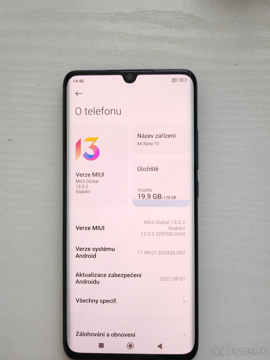 Xiaomi Mi Note 10 6/128GB Dual Sim - 8