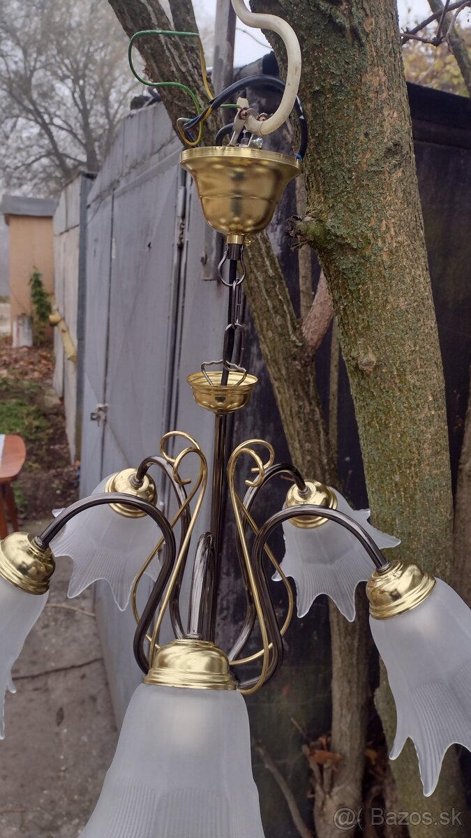 Predám 5 ramenny luster viď foto cena 20 eur. - 8