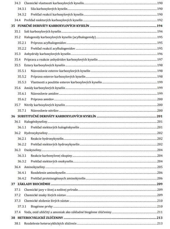 Chémia - k maturite a prijímacím skúškam - 8