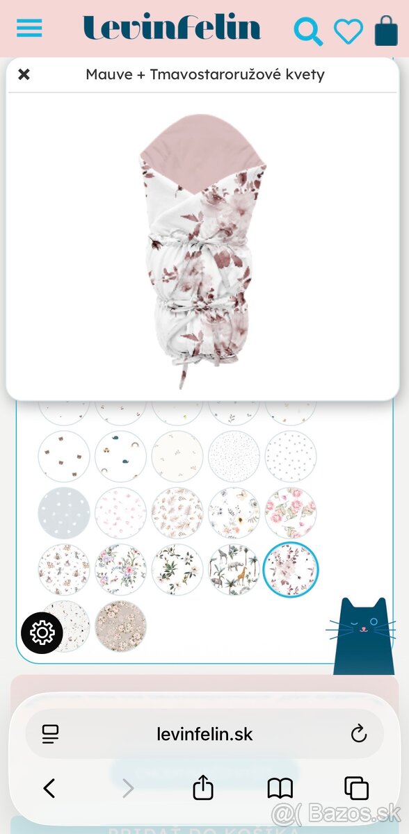 Bavlnená zavinovačka Levin Felin - 8