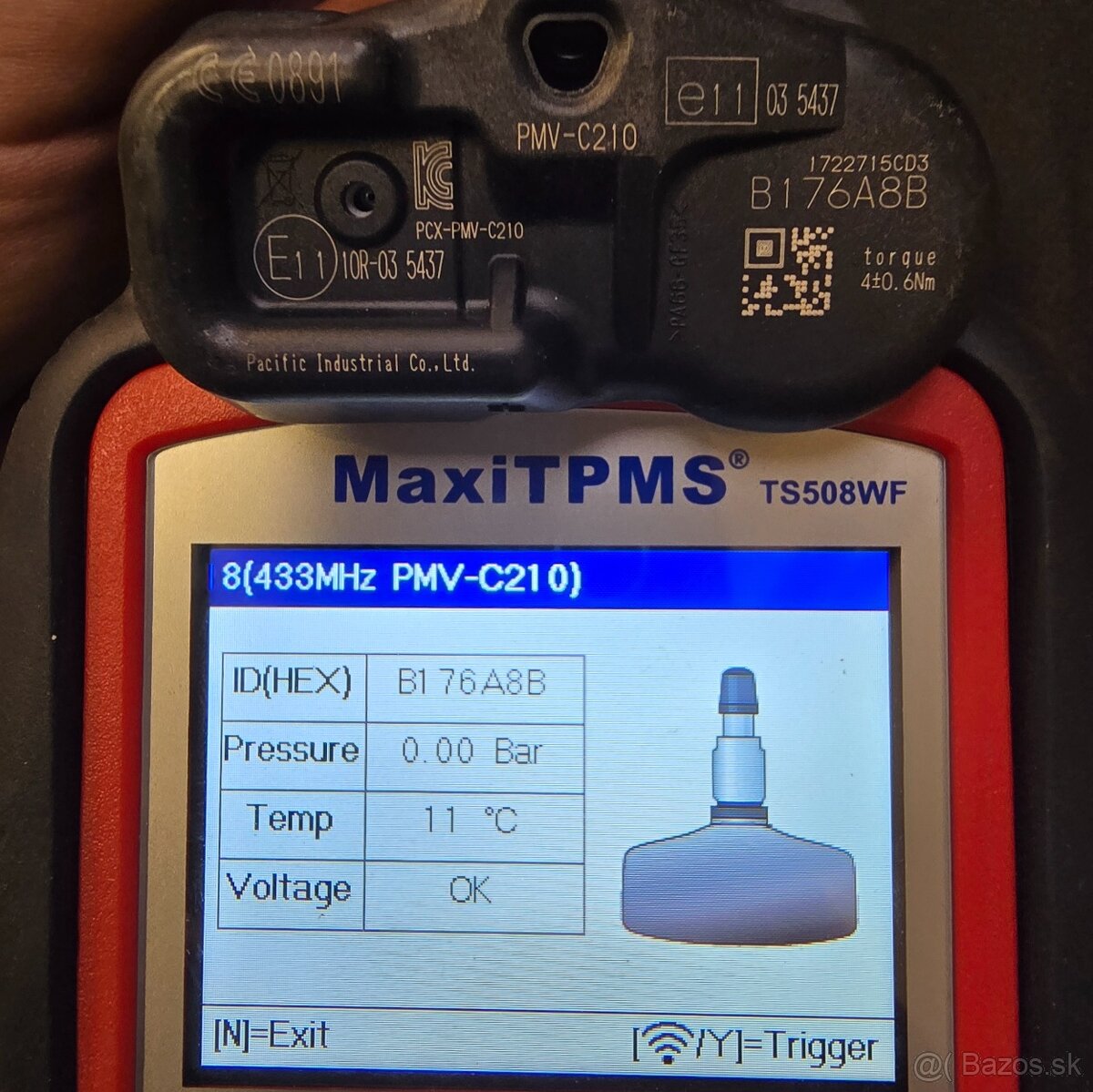 Senzory tlaku (TPMS) TOYOTA/LEXUS - 8