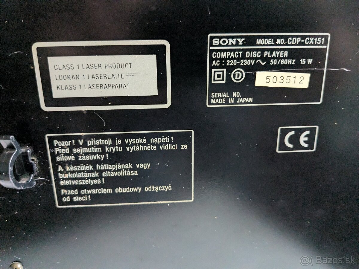 Sony CD přehrávač pro 100 CD - 8