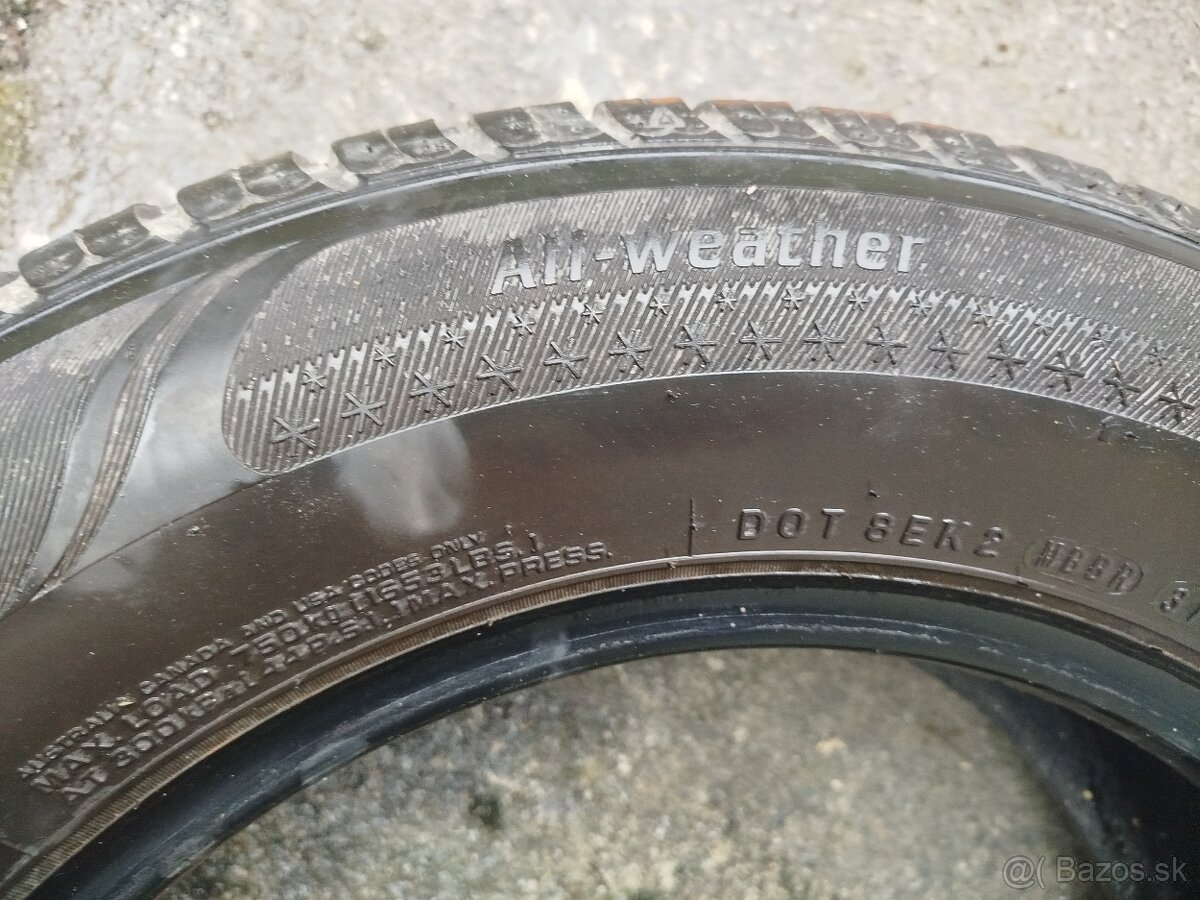 Predám pneumatiky zimné VANHAWK 215/65R16 - 8