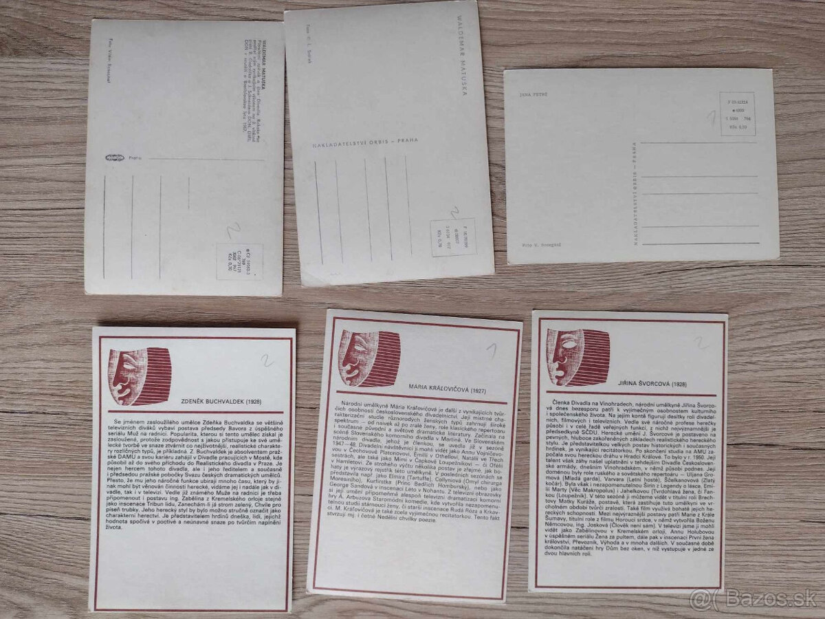 Predám pohľadnice - zvieratá, bábiky, doprava, ... - 8