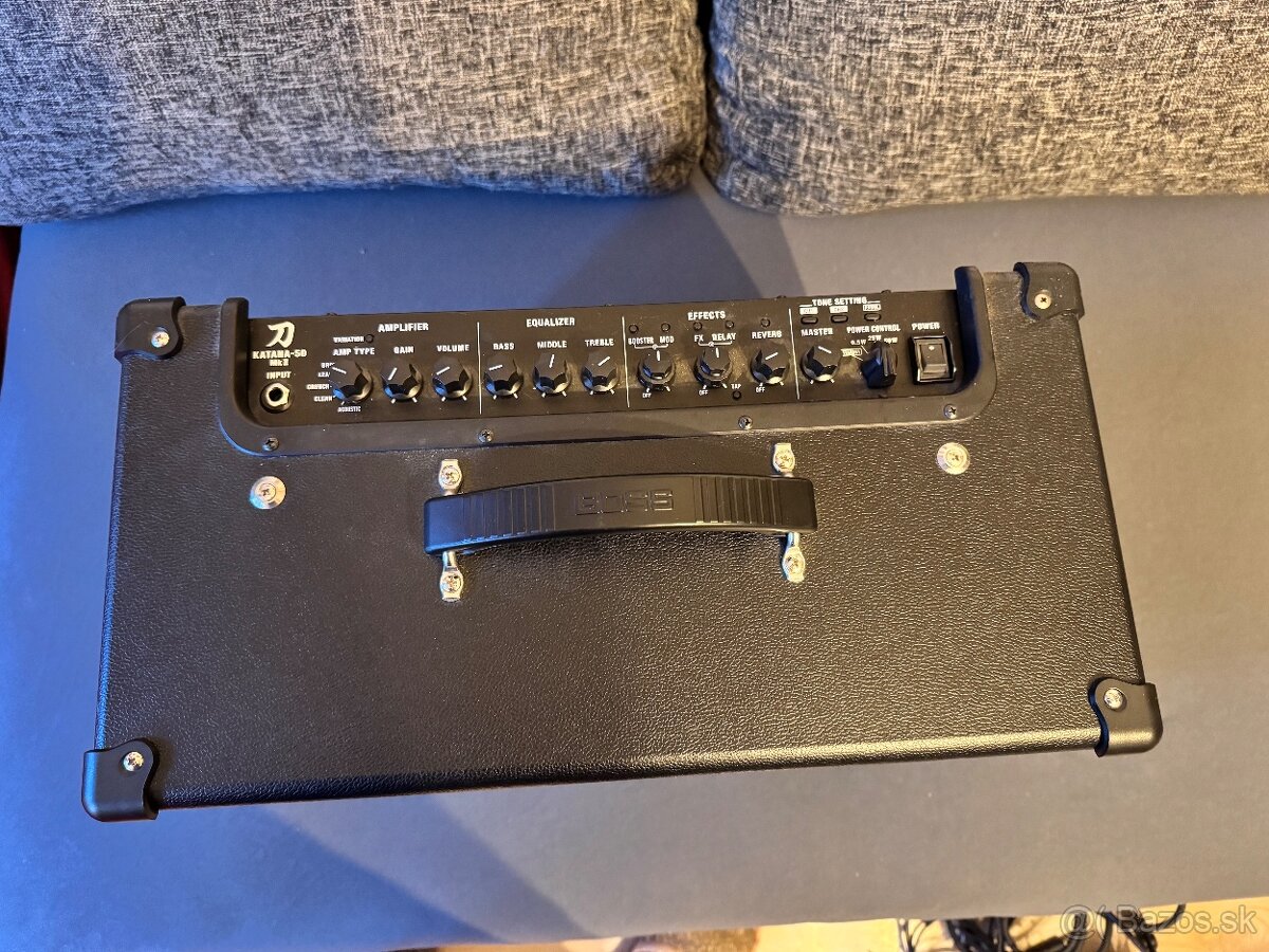 Predám elektrickú gitaru Ibanez SA260FM+Boss Katana 50 MKII - 8