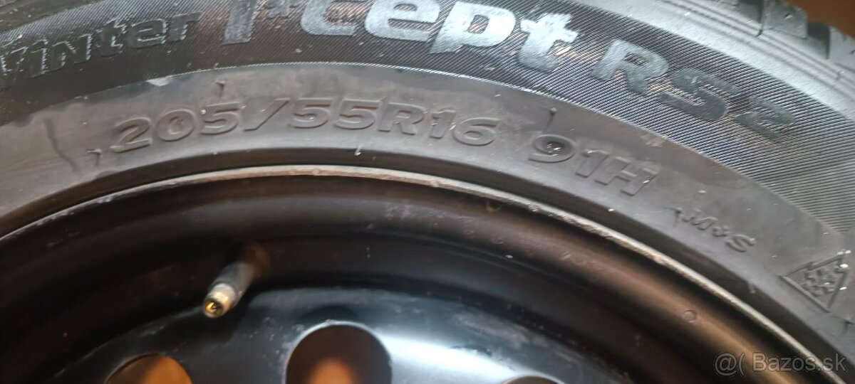 Predaj 4x zimne pneumatiky na plechovych diskoch - 8