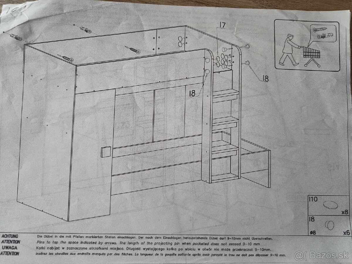 Detská poschodová posteľ - 8