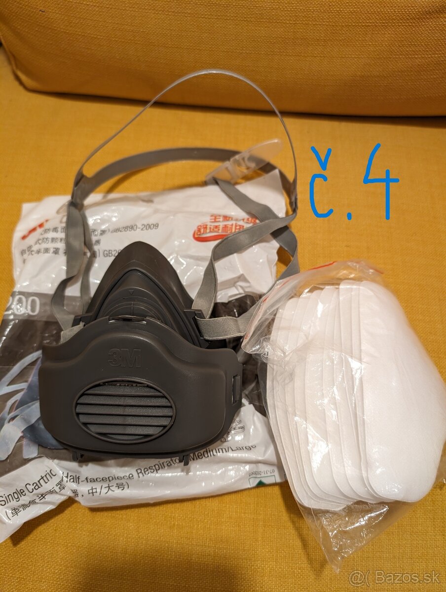 3M RESPIRATOR POLOMASKA , CELOTVAROVA MASKA - 8