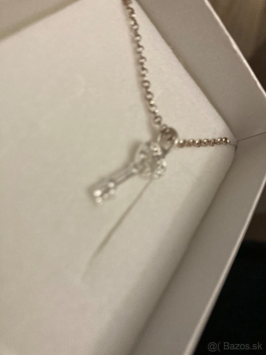 Strieborná retiazka+prívesok,striebro 925/Nové - 8