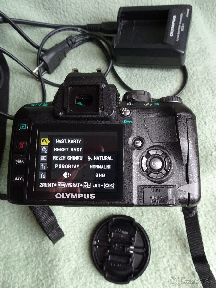 Predám digit. zrkadlovku OLYMPUS E-410-komplet - 8