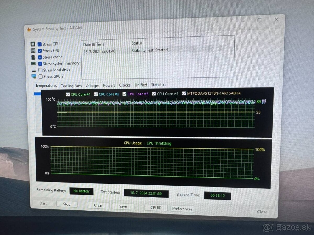 Predám funkčnú matičnú dosku do AIO Dell 7460 - 8