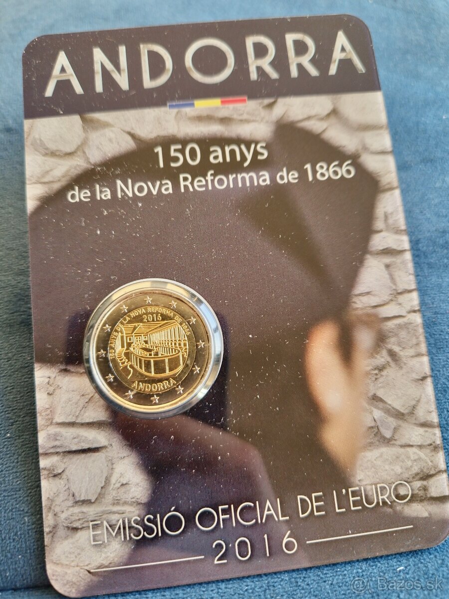 2eur.sk - pamätné 2€ euro Andorra - Proof + BU - 8