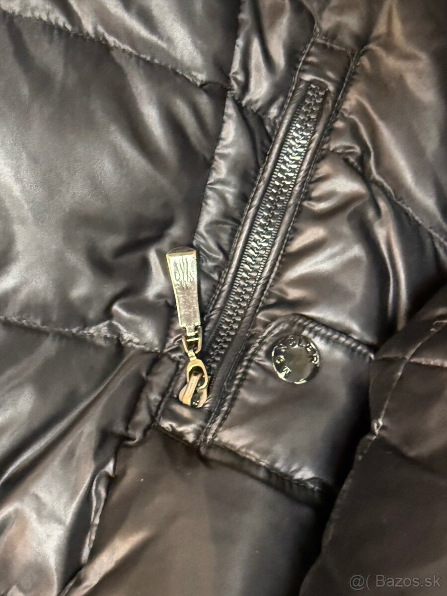 Moncler zimna paperova bunda s pravou kozusinou - 8