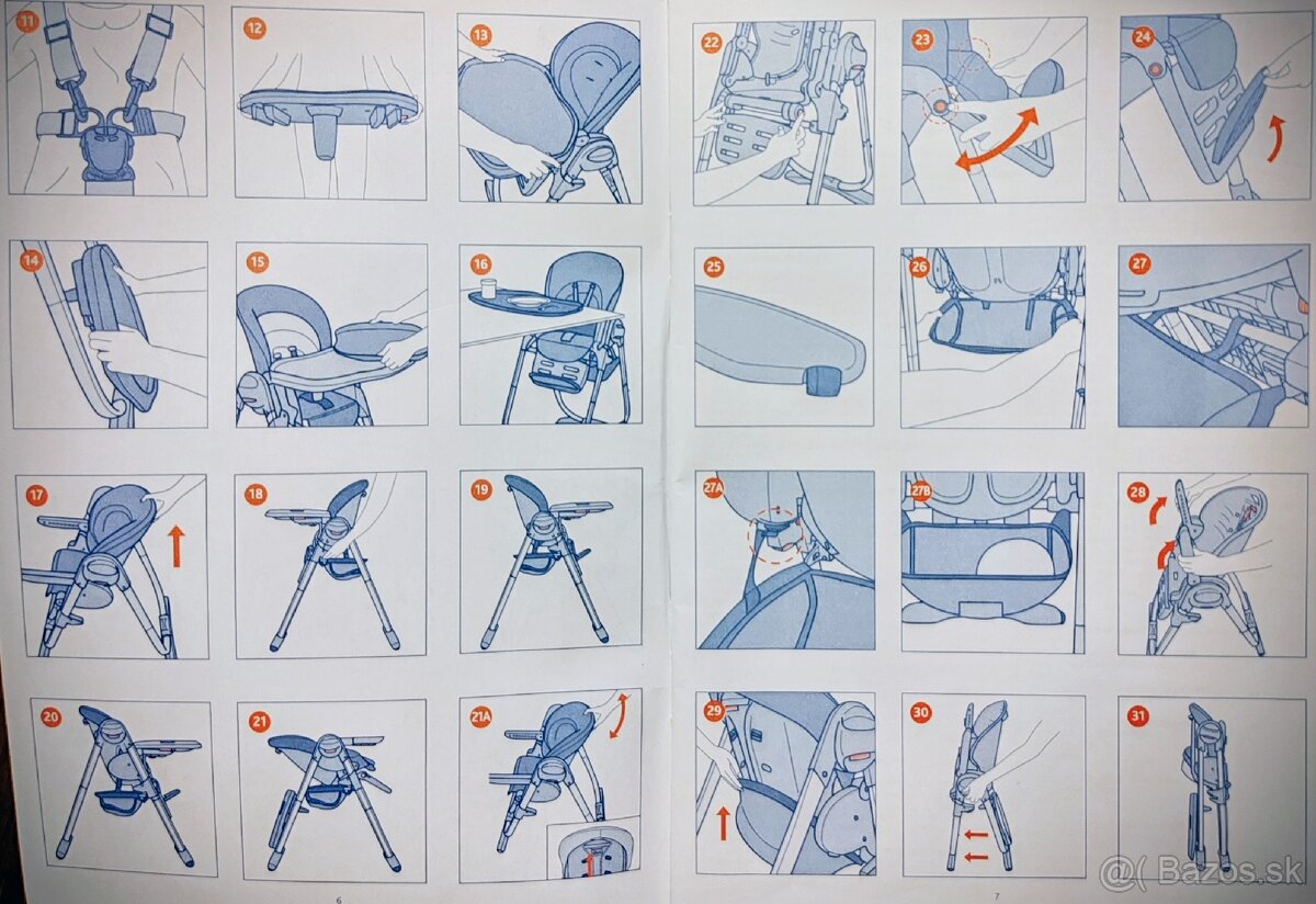 Detská jedálenská stolička - 8