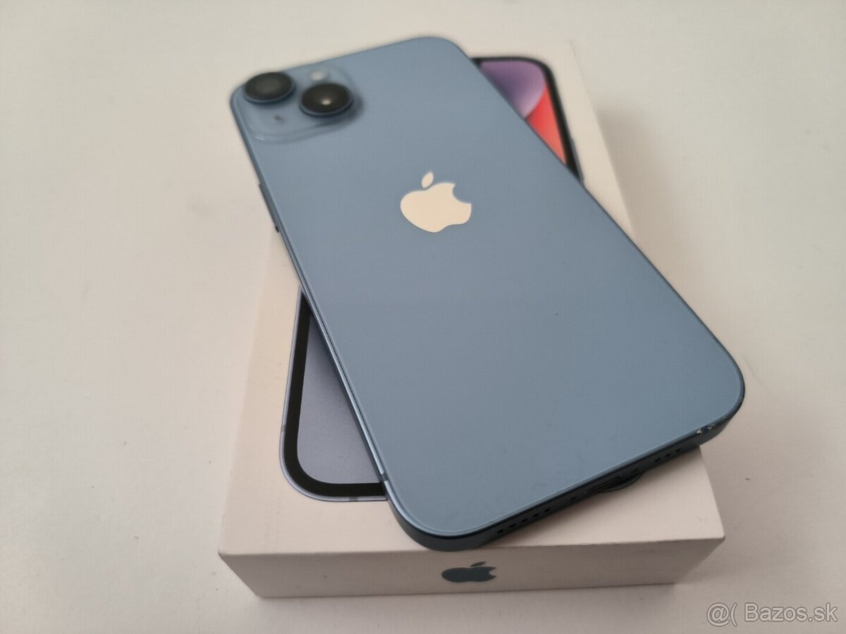 apple iphone 14 128gb Blue 100% Batéria - 8