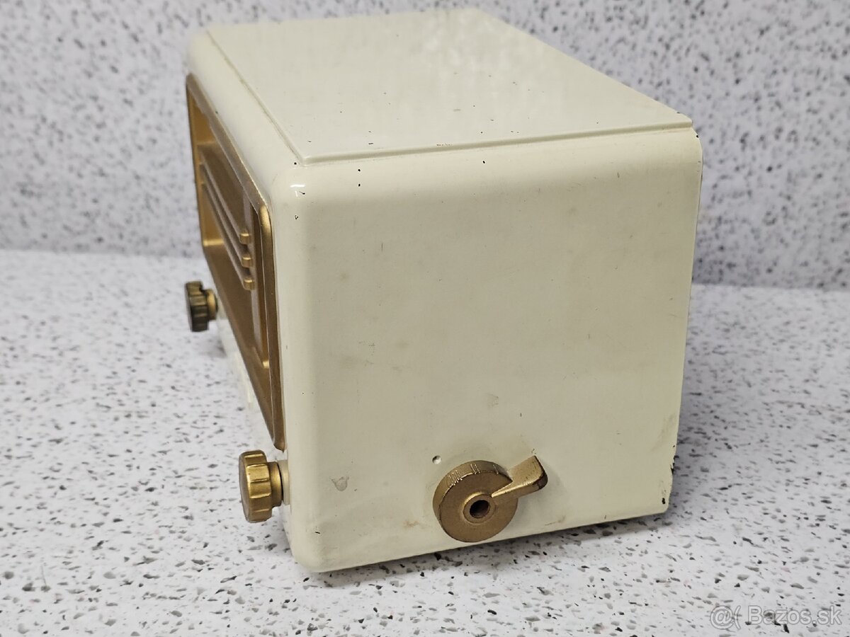 TE-KA-DE Z483 》Starožitné elektronkové radio 》bakelit Tekade - 8