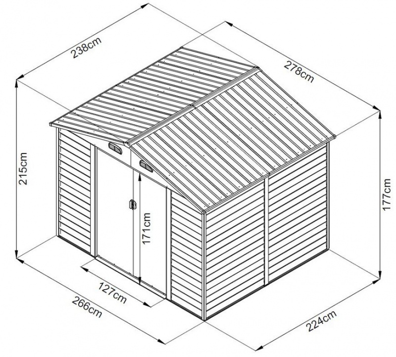 Zahradny domcek NOVY - 8