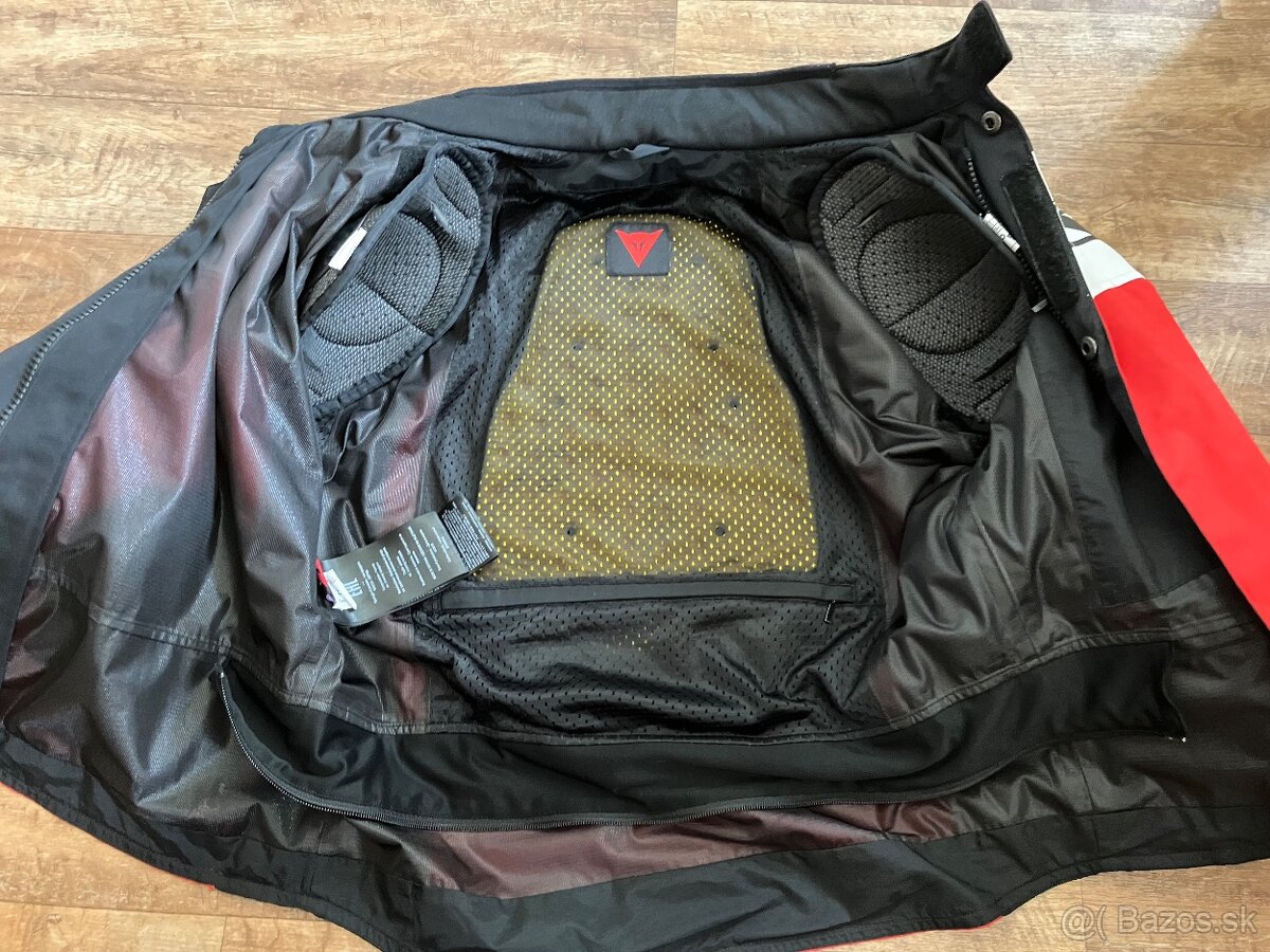 Dainese Saetta D-Dry White/Lava Red/Black + NOHAVICE ZADARMO - 8