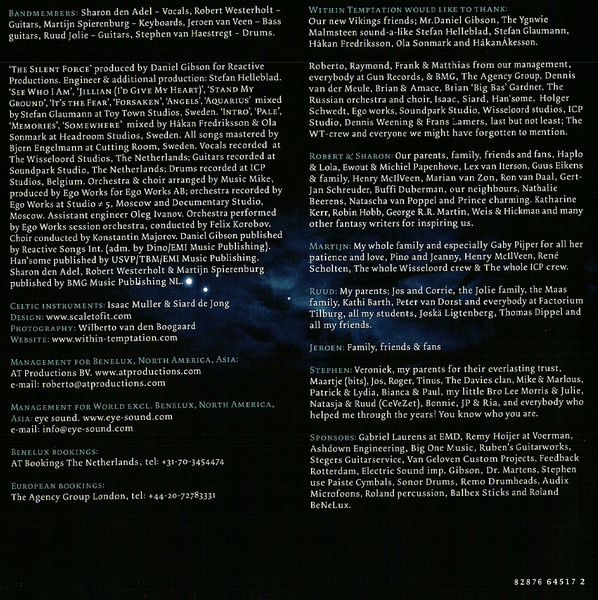 CD Within Temptation – The Silent Force 2004 - 8