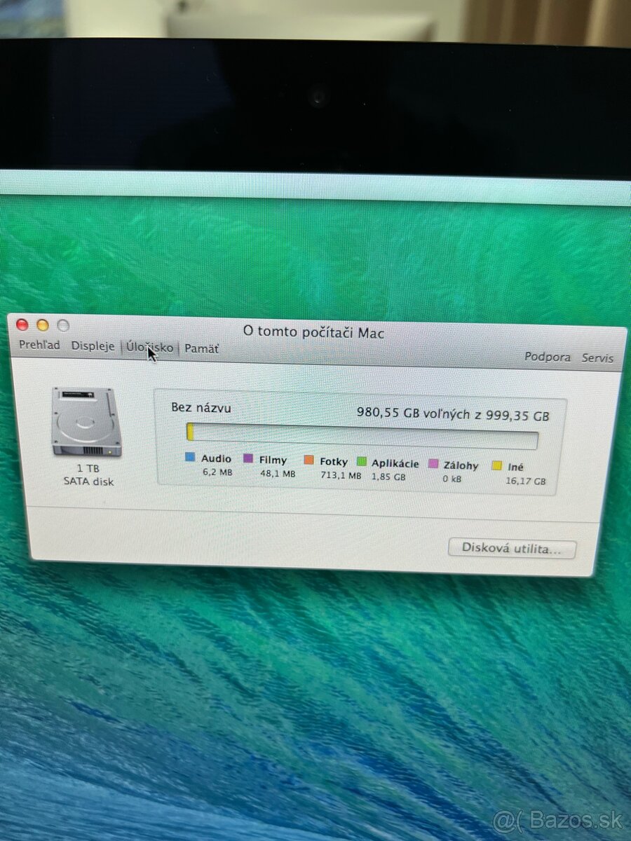 iMac 21,5” s 16 GB RAM a 1 TB HDD - 8