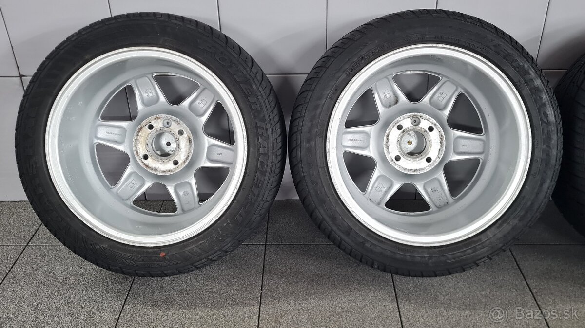 ORIGINÁL INTRA (YOUNGTIMER) HLINÍKOVÉ DISKY 4X100 R15 - 8