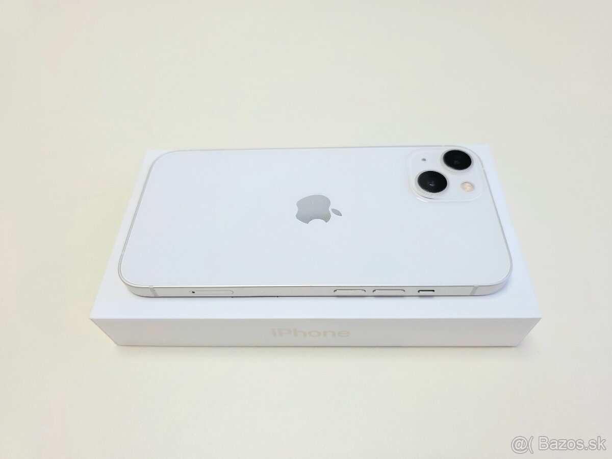 APPLE IPHONE 13 128gb STARLIGHT,BATERKA 100% - 8