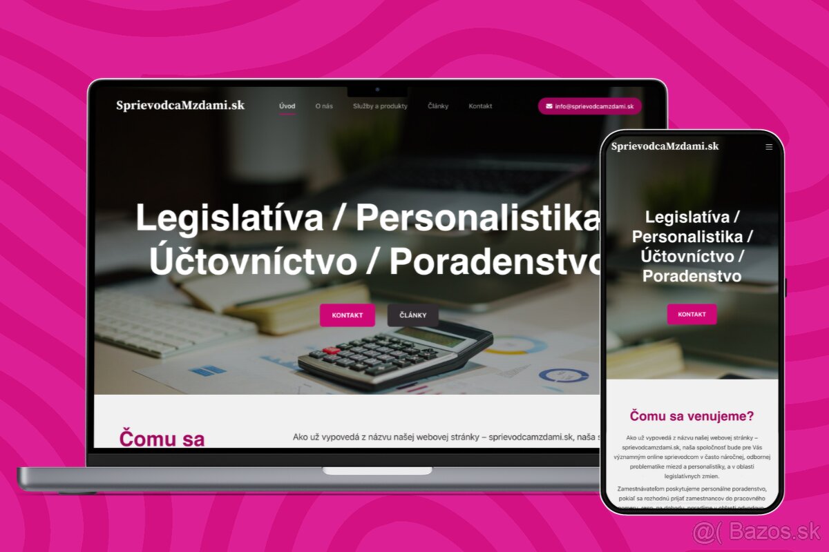 ✅ Moderné webstránky - od 440 € - 8