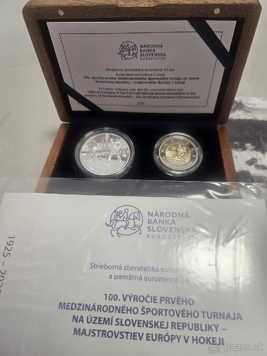 Hokej 2€ + 10€ - 8