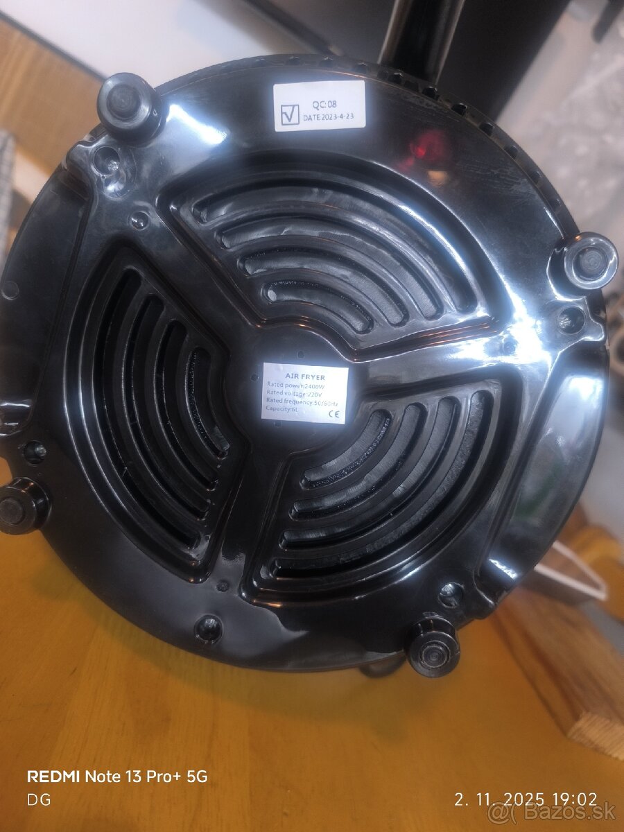 Teplovzdušná fritéza 6l - 8